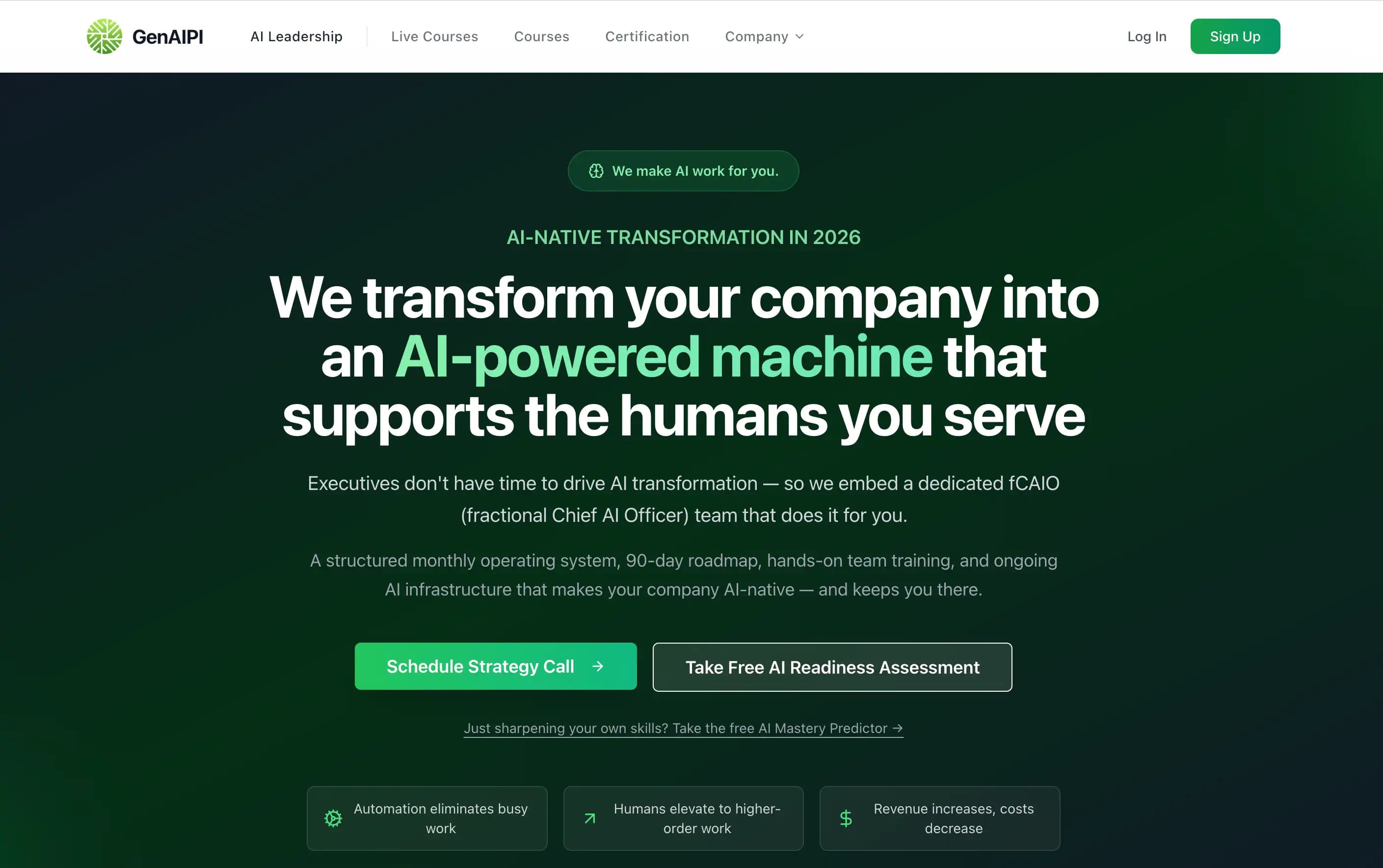 GenAIPI product screenshot
